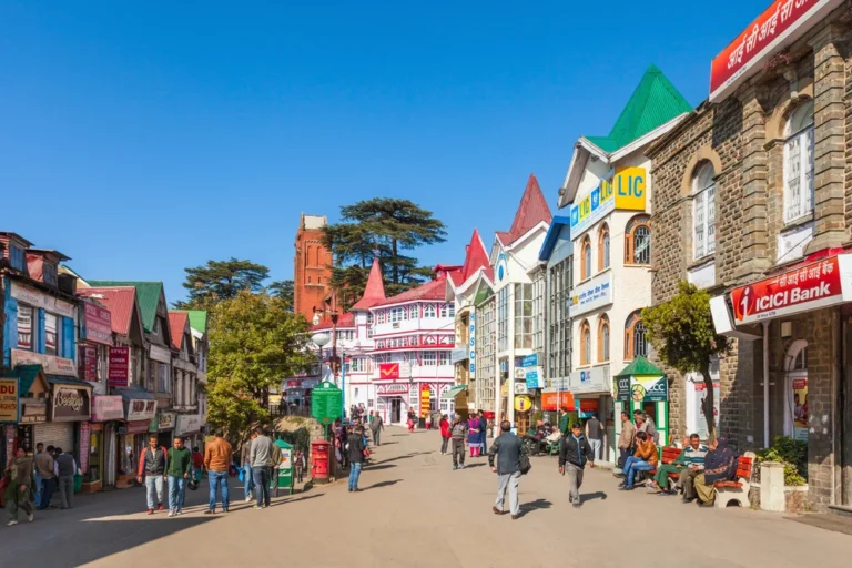 Mall Road Shimla Himachal Pradesh